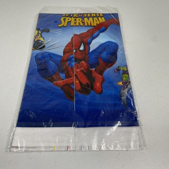 Spiderman Cake Cupcake Toppers Table Cover Happy Birthday Decorations Party - Picture 4 of 5